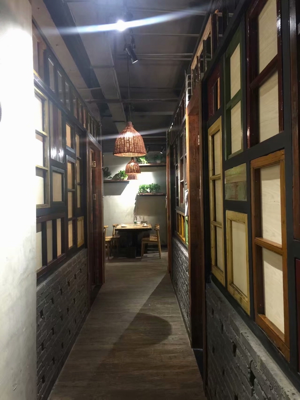 淮南益汁鹅餐厅过道小景