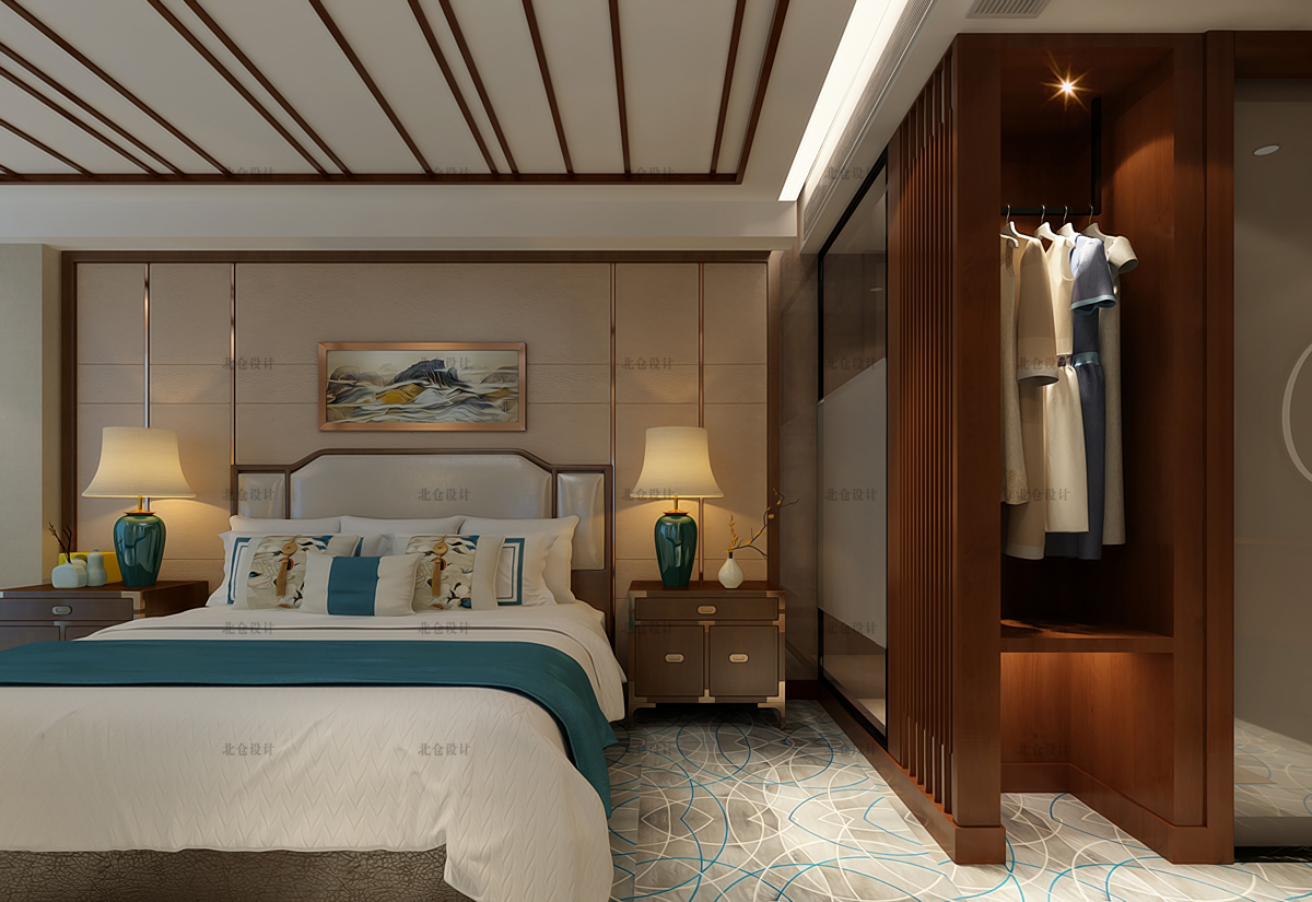 信华酒店中式客房设计