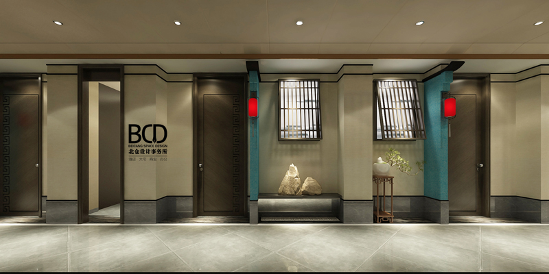 相府小鲜·独一味过道效果图