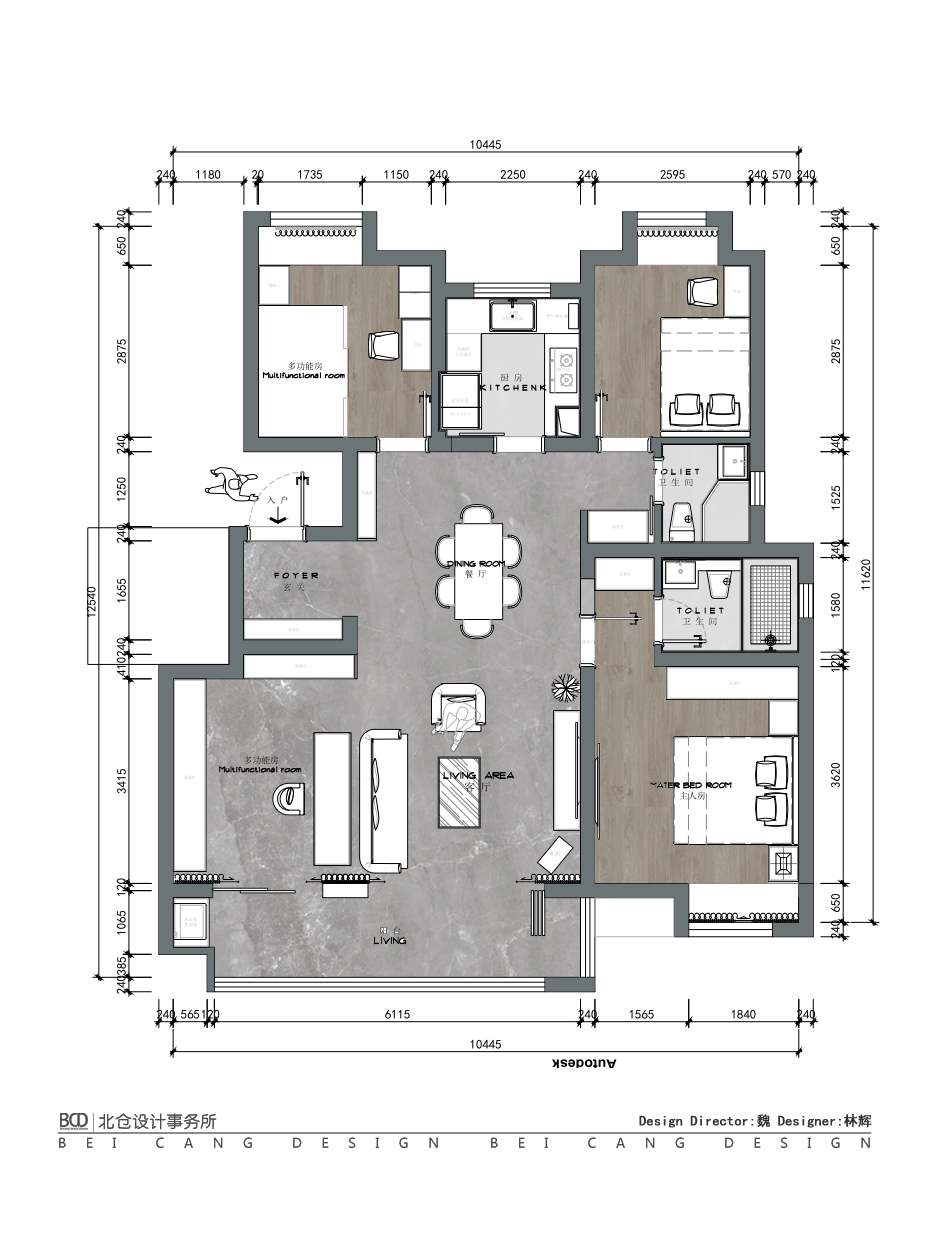网云小镇现代风格平面图