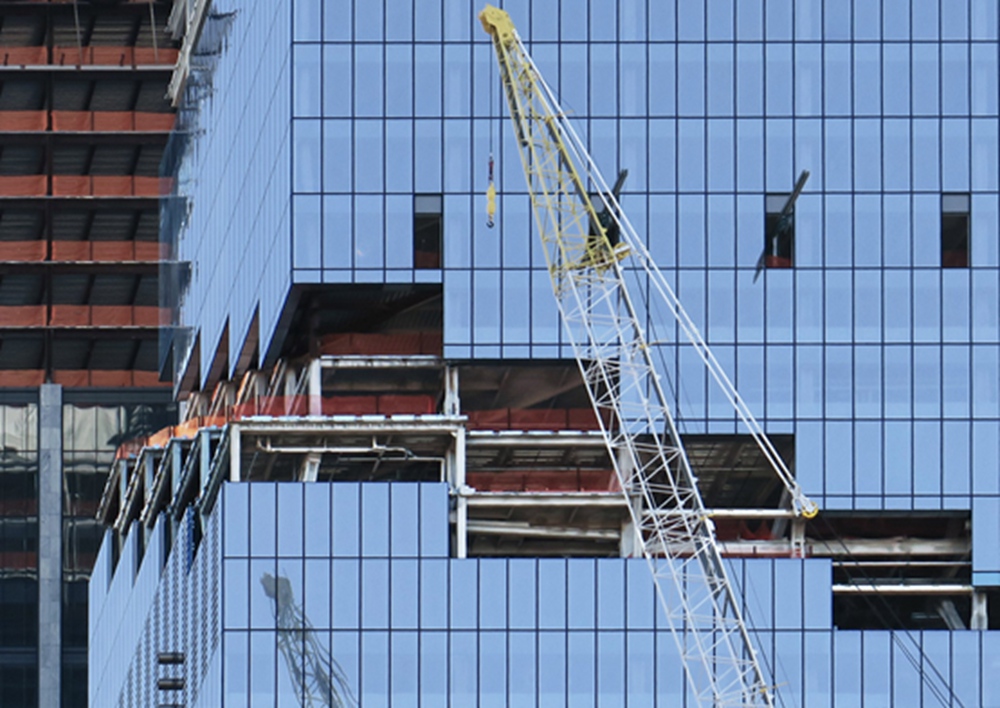 螺旋大楼施工现场