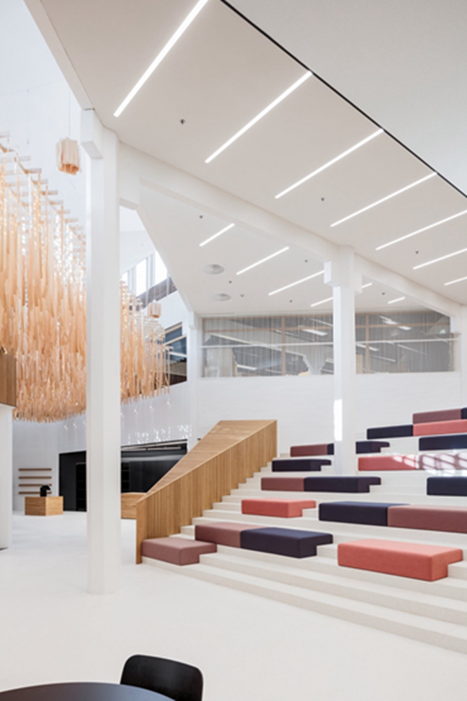 菲里（Fyyri）的图书馆阶梯阅读区