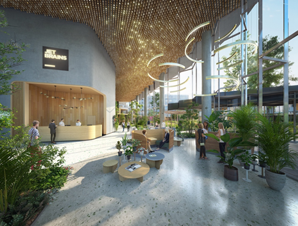 捷克软件公司室内景观