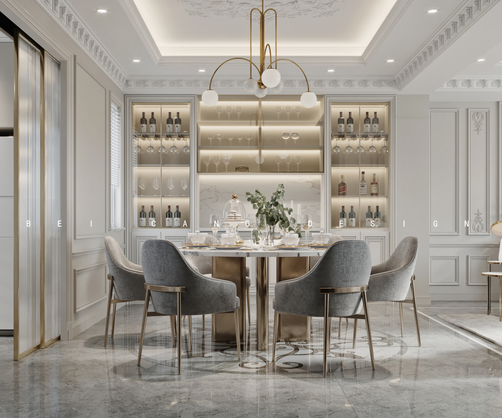 御香山叠拼法式餐厅效果图