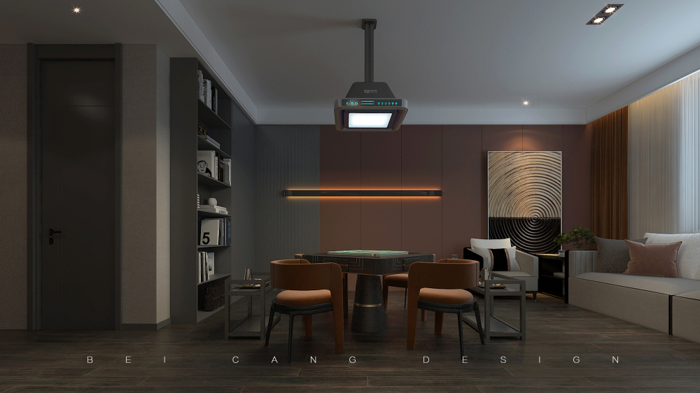 卡尔曼芙棋牌700㎡|现代|舒与展