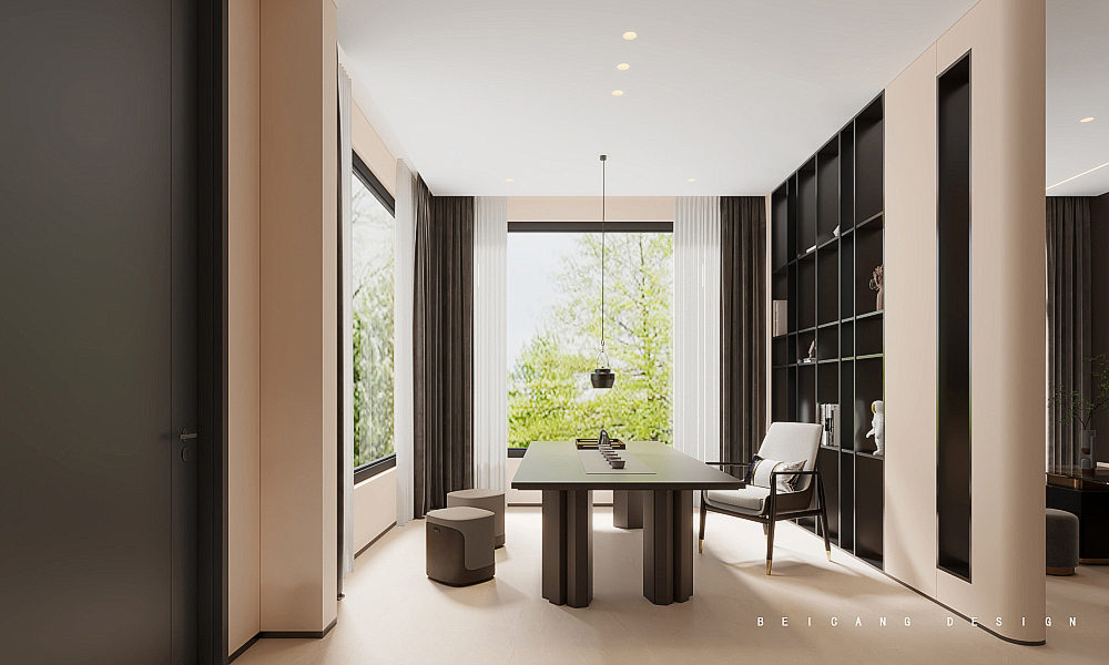 滟澜山别墅茶室设计