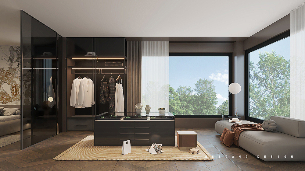 滟澜山别墅衣帽间设计