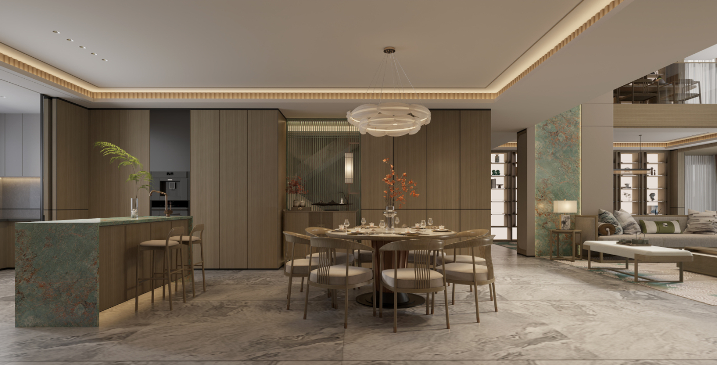 一层餐厅和西厨